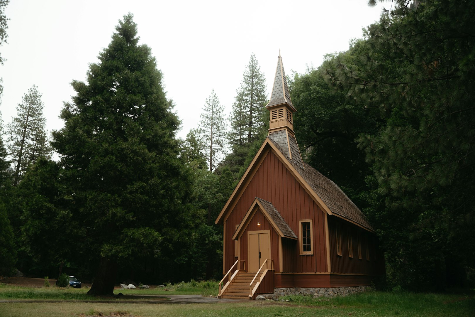 Blurred photo of praying people in the church for abstract background
